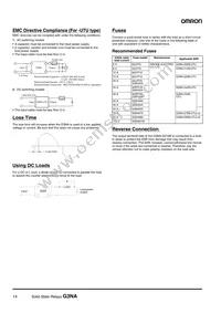 G3NA-425B-UTU-2 AC100-240 Datasheet Page 14