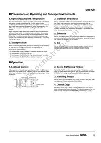 G3NA-425B-UTU-2 AC100-240 Datasheet Page 15