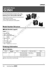 G3NH-4150B DC5-24 Datasheet Cover