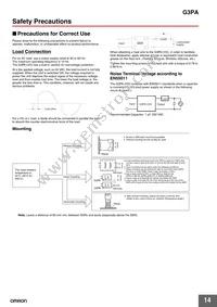 G3PA-220B-VD-2S Datasheet Page 14