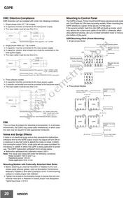 G3PE-245B-3 DC12-24 Datasheet Page 20