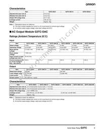 G3TC-ODC24A DC24 Datasheet Page 4