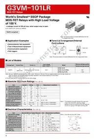 G3VM-101LR(TR) Datasheet Cover