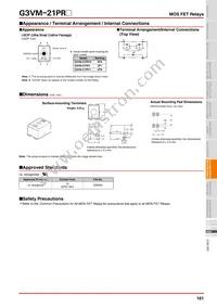 G3VM-21PR10(TR) Datasheet Page 5