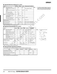 G3VM-353D1 Datasheet Page 2