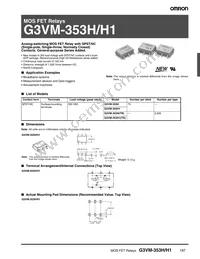 G3VM-353H1(TR) Datasheet Cover
