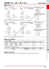 G3VM-401E(TR) Datasheet Page 6