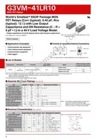 G3VM-41LR10(TR) Datasheet Cover