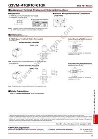 G3VM-41QR10TR05 Datasheet Page 4