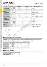 G3VM-601G Datasheet Page 2