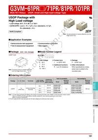 G3VM-61PR1(TR) Datasheet Cover