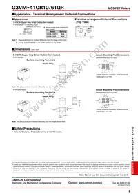 G3VM-61QR(TR05) Datasheet Page 4