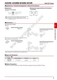 G3VM-61VR Datasheet Page 4