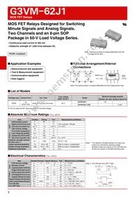 G3VM-62J1(TR) Datasheet Cover