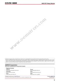 G3VM-66M Datasheet Page 6