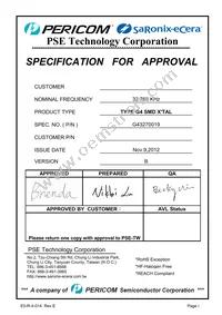 G43270019 Datasheet Cover