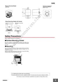 G4Q-212S DC6 Datasheet Page 5