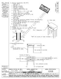 G508 Datasheet Cover