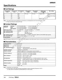 G5LA-1A4-CF DC9 Datasheet Page 2