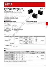 G5Q-1A DC48 Datasheet Cover