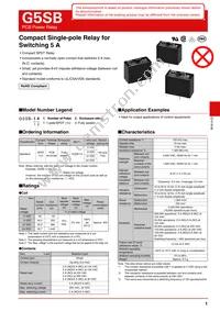 G5SB-14-CB DC12 Datasheet Cover