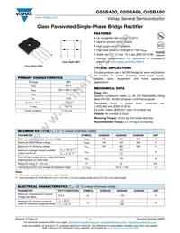 G5SBA80-E3/45 Datasheet Cover