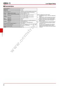 G5V-1-2-DC3 Datasheet Page 2