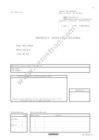 G6A-2-H-DC12 Datasheet Cover