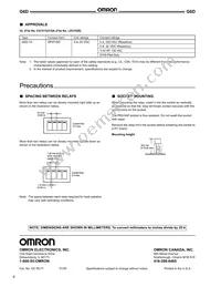 G6D-1A-DC24 Datasheet Page 4