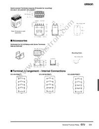 G7J-4A-B-KM-W1 AC200/240 Datasheet Page 5
