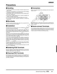 G7J-4A-B-KM-W1 AC200/240 Datasheet Page 7