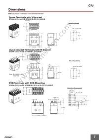 G7J-4A-P-CB-IN DC24V Datasheet Page 7