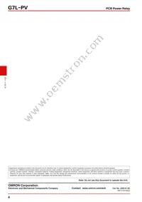 G7L-2A-P-PV-DC24 Datasheet Page 4