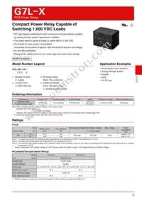 G7L-2A-X-L DC24 Datasheet Cover