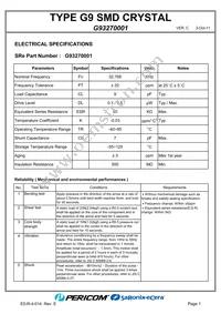 G93270001 Datasheet Page 3