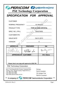 G93270002 Datasheet Cover