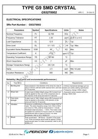 G93270002 Datasheet Page 3