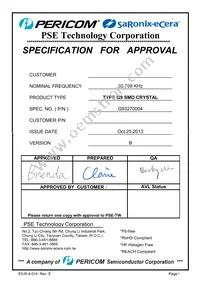 G93270004 Datasheet Cover