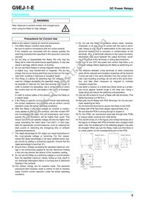 G9EJ-1-E-UVDDC24 Datasheet Page 5