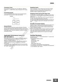 G9SA-321-T15 AC100-240 Datasheet Page 16