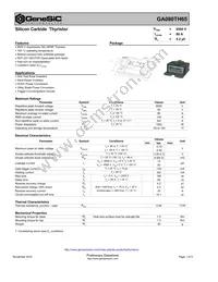 GA080TH65-227SP Datasheet Cover