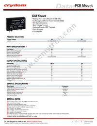 GA16B02 Datasheet Cover