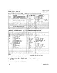 GA200SA60S Datasheet Page 2