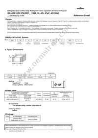 GA342A1XGF470JW31L Datasheet Cover