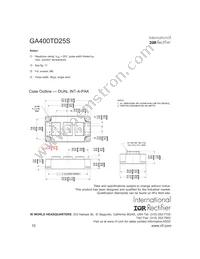 GA400TD25S Datasheet Page 10