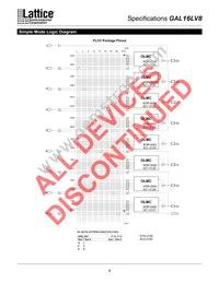 GAL16LV8D-5LJN Datasheet Page 10