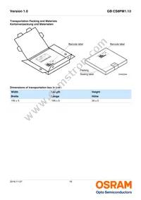 GB CS8PM1.13-HXHY-34-1-350-R18-LM Datasheet Page 18