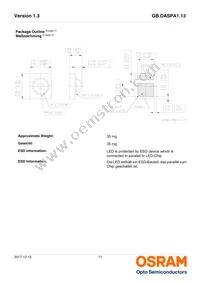 GB DASPA1.13-DRDT-23 Datasheet Page 11