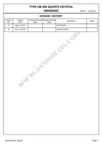 GB0400005 Datasheet Page 2