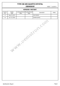 GB0400039 Datasheet Page 2